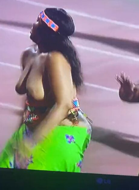 Breasts Pop Out As 2 Black Girls With Big Breasts Get Caught