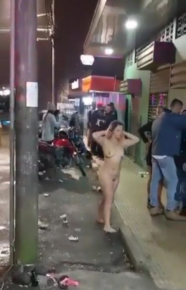 Wife stripped public