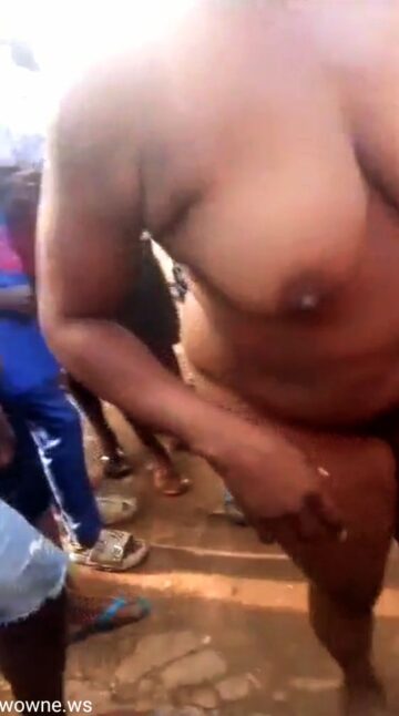 Breasts Pop Out In Public As African Girl Gets Caught Doing It At
