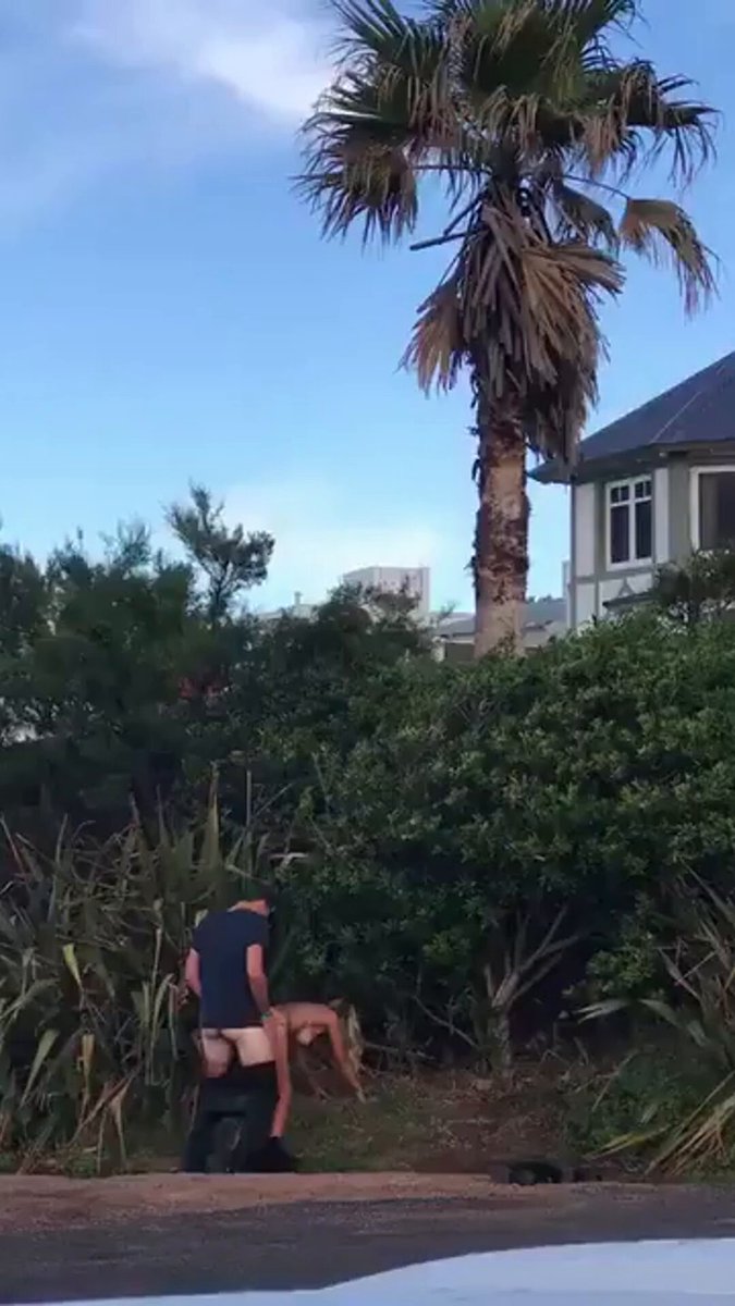 American Couple Caught Having Sex By The Roadside In Public (18+)
