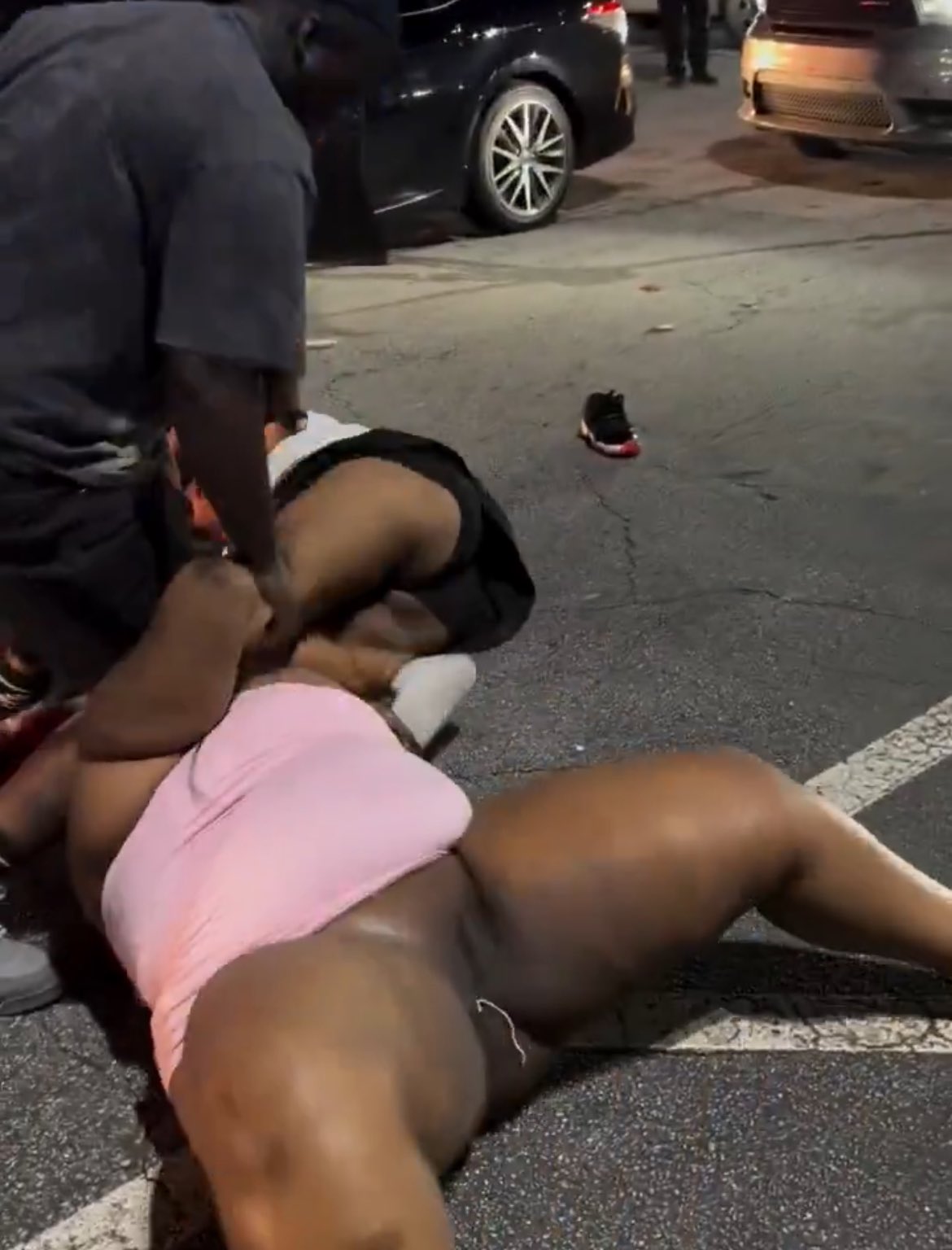[TrendyMediaToday.com] Pussy Exposed In Public As Black Girl With Big Ass Gets Caught Fighting Naked In Public In South Fulton, Georgia, United States (18+) {file_size} {filename}