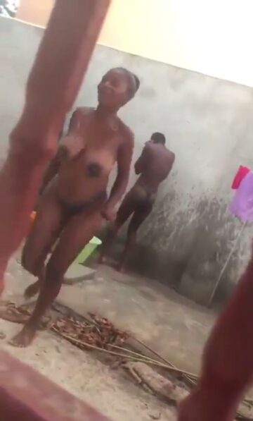 Beautiful African Girls With Big Breasts Bathing Naked In Public