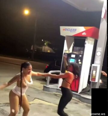 Boobs Out: Beautiful Drunk American Girl With Small Breasts Stripped And Beaten During Street Fight