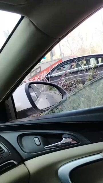 Beautiful European Chick Having Sex In A Car In Public